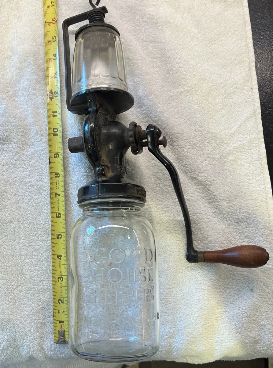 Antique Universal Wall Mount Coffee Grinder Landers Frary Clark