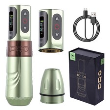 Wireless Tattoo Pen Rotary Machine with Dual Batteries Tattoo Supply for Artist