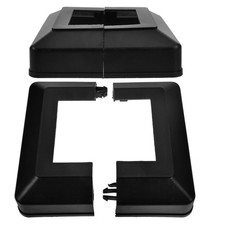 2 Pcs Post Covering Porch Wraps Deck Sleeve Decorative Fence Topper Covers