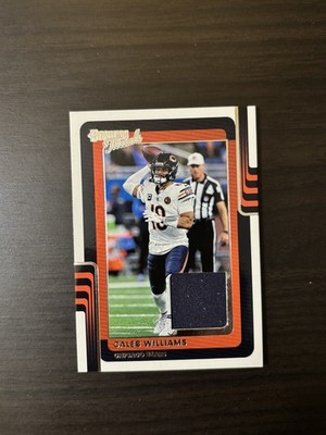 Caleb Williams 2025 Donruss Threads Relic #DTH-CWS Jersey Chicago Bears Star