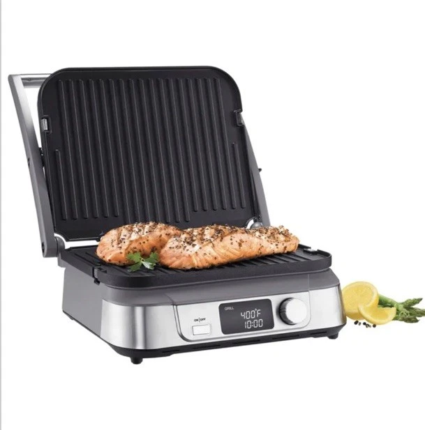 Cuisinart Griddler Indoor Grill, Panini Press, Sandwich Maker & More 5in 1 Grill
Opens in a new wind