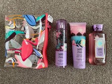 Bath  Body Works Tahiti Pink Lily Bamboo Fragrance Mist Body Cream Shower Set