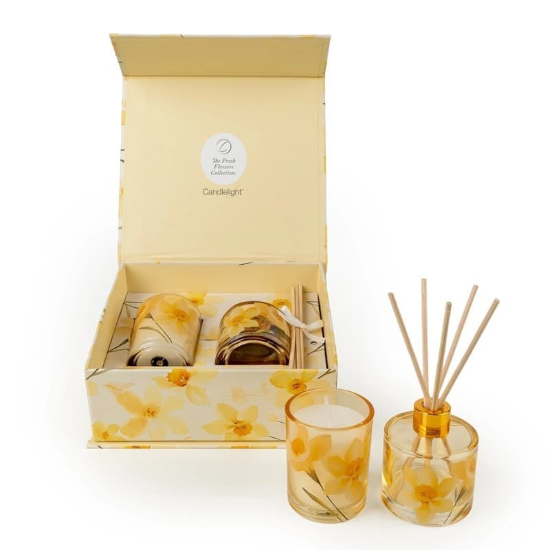 Neroli & Sweet Orange Gift Set Scented Candle & Diffuser Gift Box