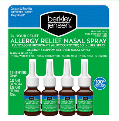 Fluticasone Propionate Nasal Spray 50mcg 4 Pack 144 Sprays Exp 08/27