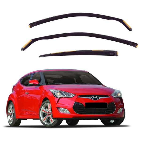 Windabweiser Heko FüR Hyundai Veloster 2011-2017 3-TüRer 3-Tlg-image