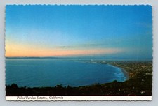 Pacific Coastline Sunset View from Palos Verdes Estates California