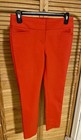 Nwt LOFT Red Marisa Skinny Mid Rise Marisa Fit Ankle Size 0 Red Excellent — photo 2