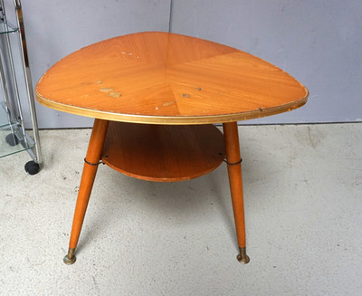 Vintage Nierentisch Sofatisch Salontisch Tisch Mid Century 50 er (F026-272)
