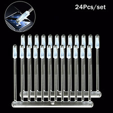 24Pcs Resin Synthetic Lens Cleaner Sticks - Portable Camera Phone Lens Dust Fing