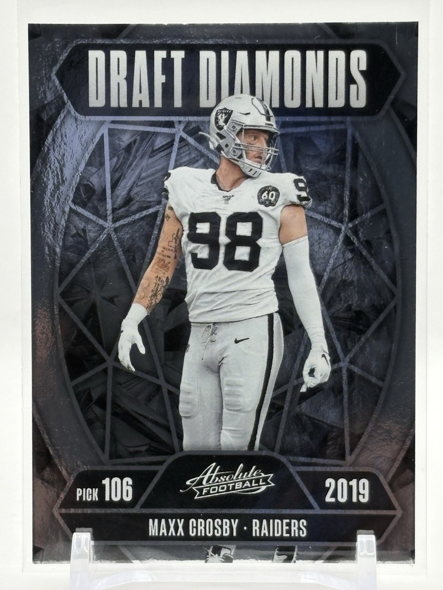 2025 Panini Absolute MAXX CROSBY DRAFT DIAMONDS insert #DD-MCY
