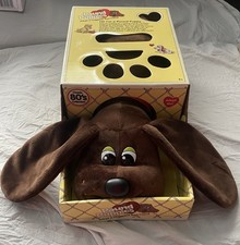 Pound Puppies Dark Brown Puppy with Long Ears 14.5"L Plush New