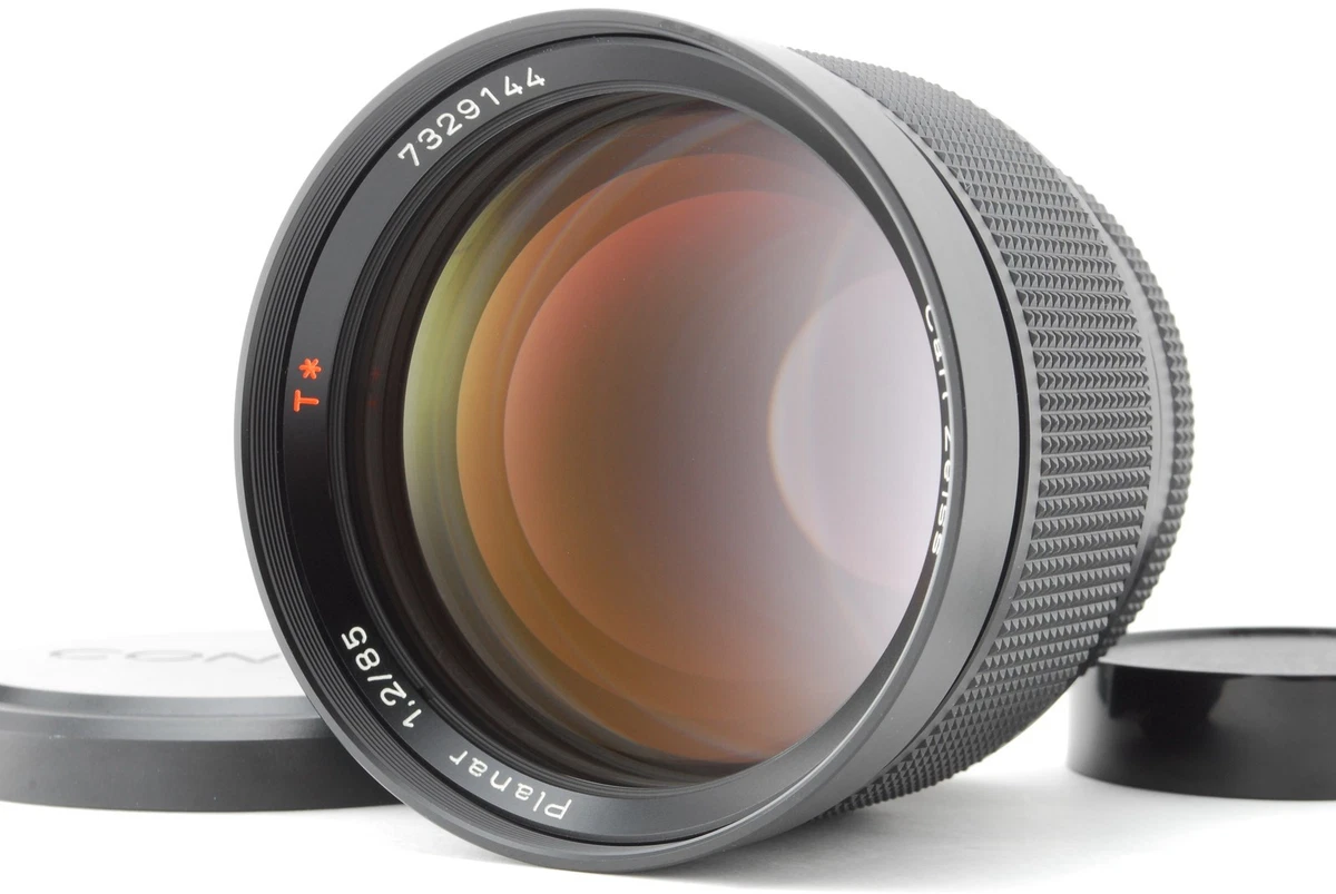 CONTAX 50周年記念モデルCarl Zeiss Planar 1.2/85 Contax ZEISS Planar T* f/1.2 Camera Lenses for sale | eBay