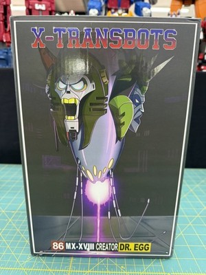 X-Transbots Dr Egg MX-18E MX-XVIII Quintesson Judge Creator complete US Seller