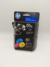 Gwnuine HP 61XL Black  61 Tri-Color Ink Cartridge Set CZ138FN Date 2027 New E3