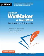 Quicken Willmaker  Trust 2025: - Paperback, by Nolo Editors of - Acceptable