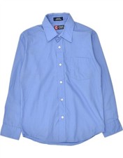 Camicia ragazzo CHAPS 11-12 anni blu cotone AT49