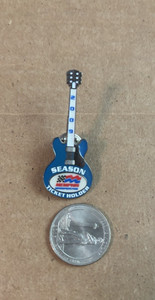 2009 VIP Memphis Motorsports Park Season Ticket Holder Pin Guitar shaped