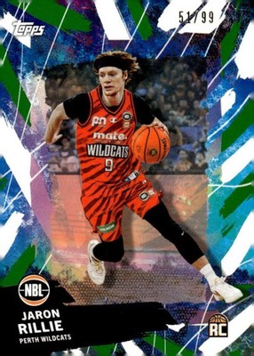 JARON RILLIE RC 2025-26 Topps NBL /99 Green #62 ROOKIE Basketball  ID:174047