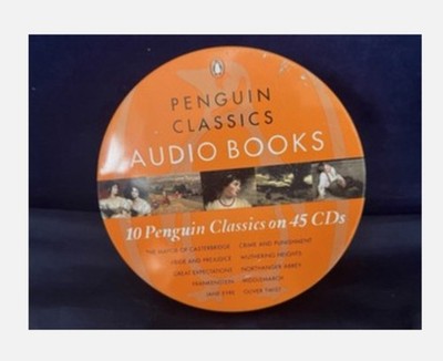 10 Penguin Classics on 45 CDs Free ship Dickens, Brontë, Austen + Audiobook cd