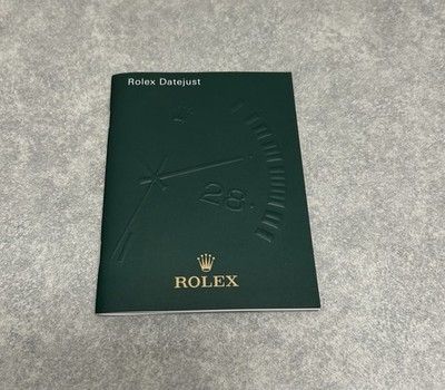 Rolex Datejust Booklet Handbuch Original Anleitung Deutsch Druck 2011