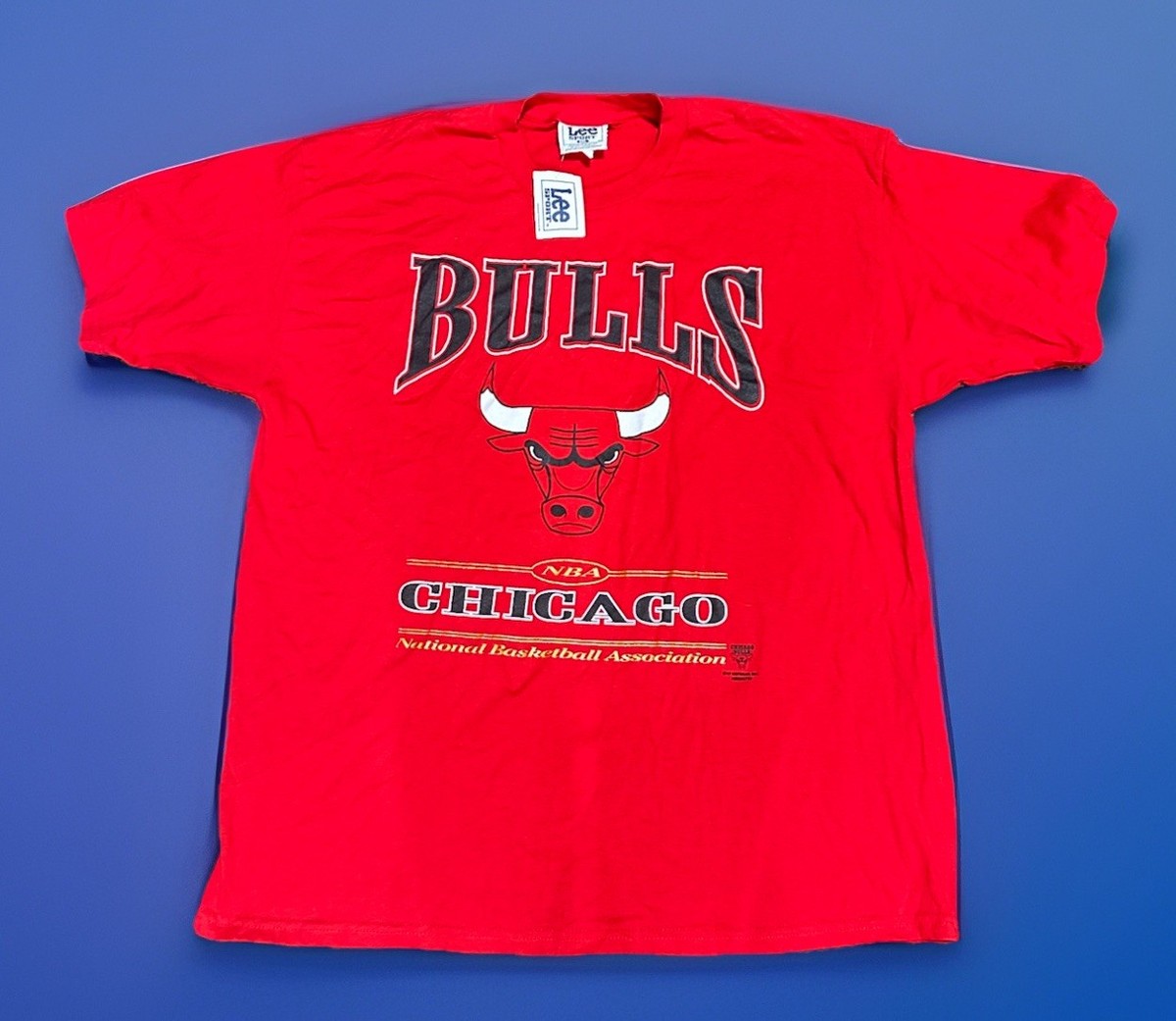 Vintage Men's 2XL 90's Chicago Bulls Nutmeg Mills T Shirt NBA NWT