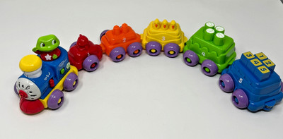 LeapFrog Baby Learning Connections Train Smart Magnetic Musical Toy Works