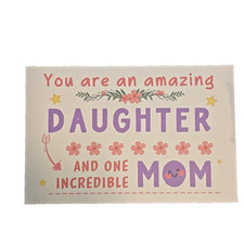 Mother's Day Card - From Mother to Daughter