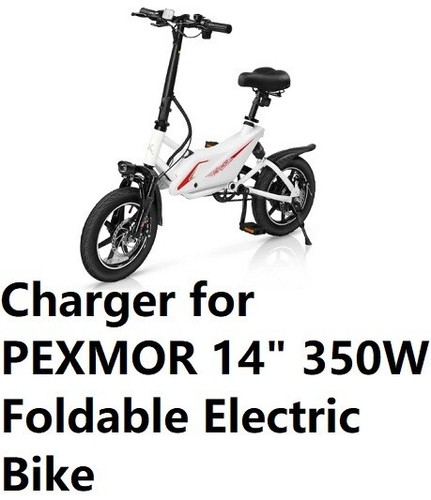 🔥 UL Netzteil Akku Ladegerät für PEXMOR 14" 350W Überschwemmung Elektrofahrrad 3615 - Bild 1 von 4