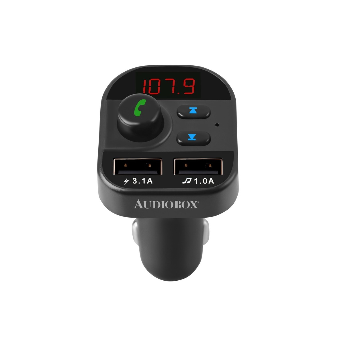 Audiobox TR-10 Bluetooth Transmitter - FM Transmitter, USB/TF Card, Display Screen 9 thumbnail image