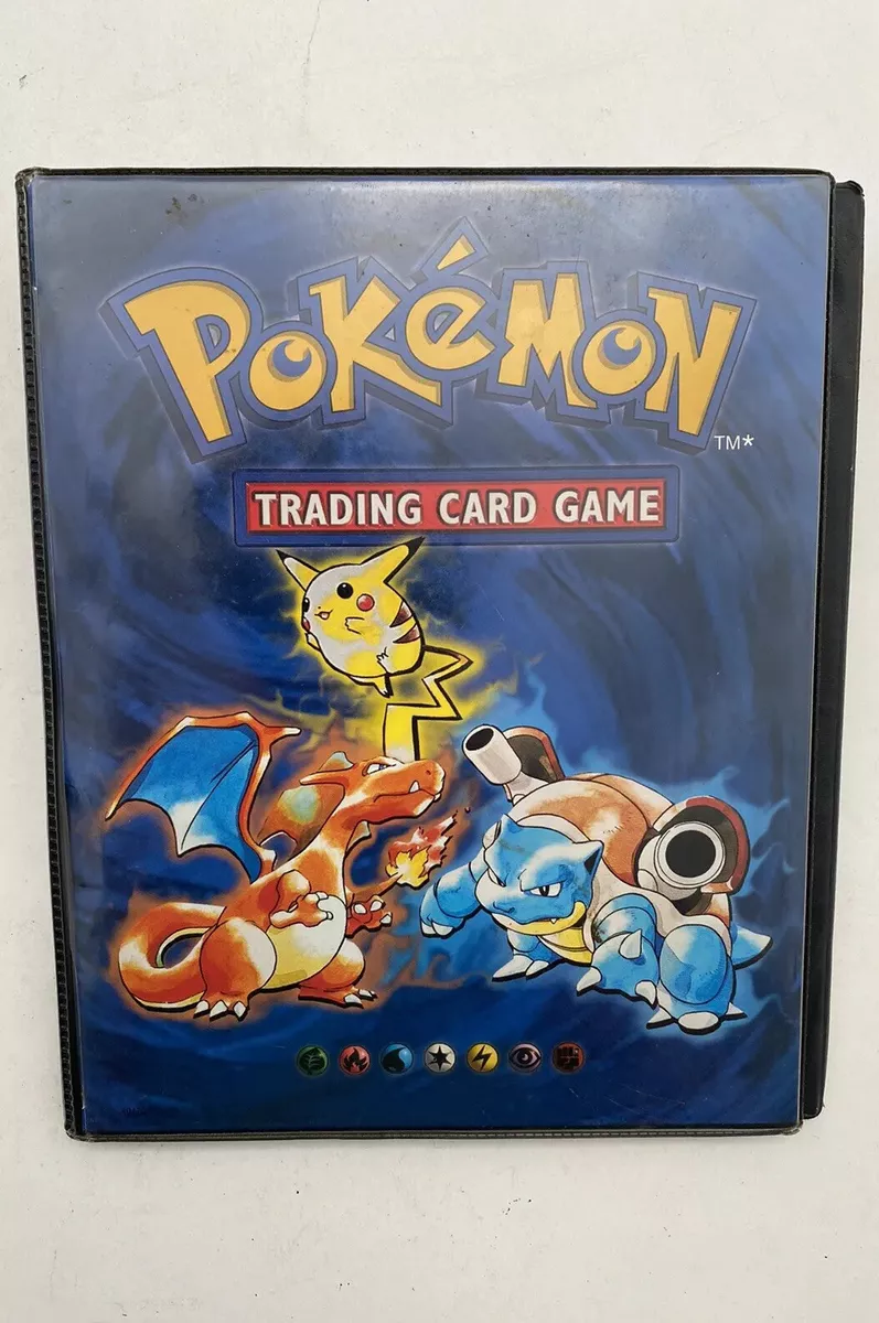 Vintage 1999 Pokemon Card Album Binder 4 Pocket Ultra Pro WOTC Charizard  Pikachu