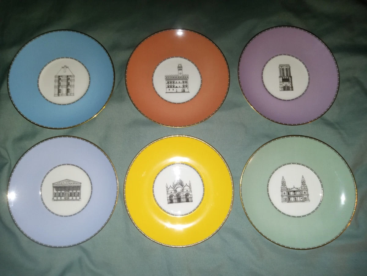 Beautiful Wedgwood Grand Tour Collection from 1993 6 Demitasse