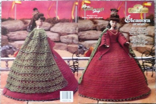 Crochet Patterns LOF SPAIN ELEANORA fits 11-1/2" Barbie *7 in cart ships free