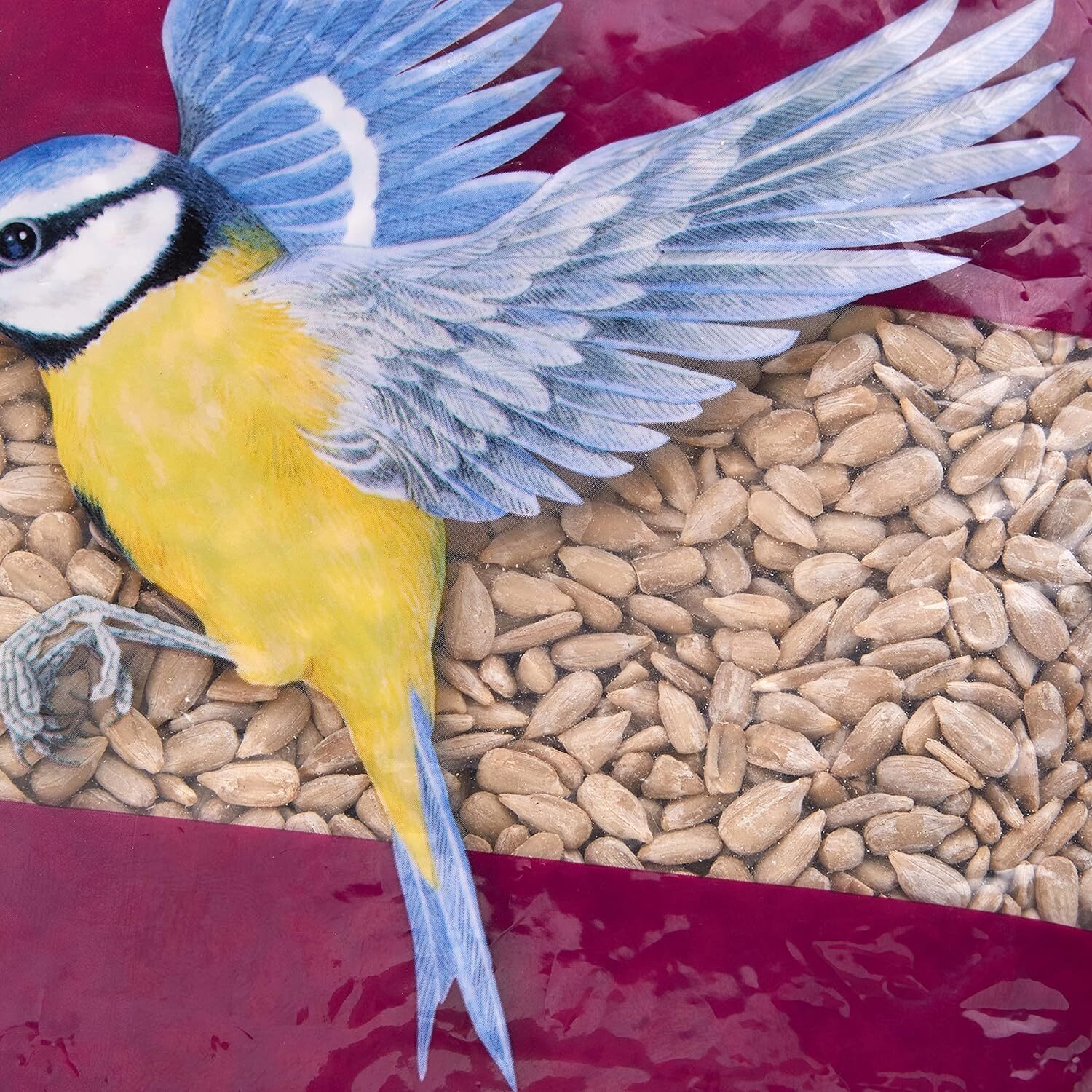 Sunflower Hearts Bird Food HuskFree, Oil Rich, High Energy Wild Bird