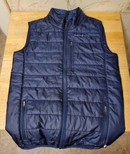 Vineyard Vines Boys Mountain Weekend Vest Puffer Quilted Blue Primaloft Size XL