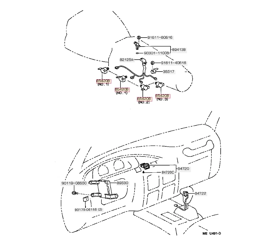 Solenoide de transmisión genuino OEM TOYOTA 85420-60050 LAND CRUISER nuevo Foto 4 de 4