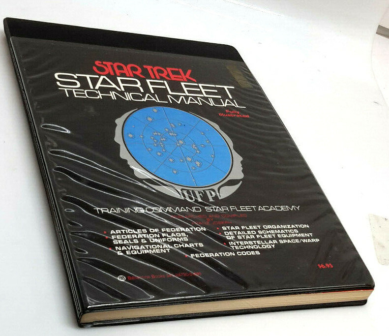 Vintage 1975 Star Trek StarFleet Technical Manual- First Printing