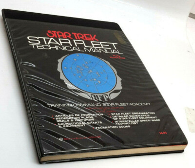 Vintage 1975 Star Trek StarFleet Technical Manual- First Printing