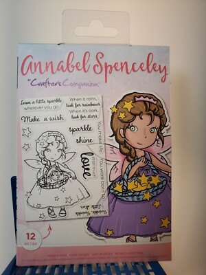 Crafters Companion Annabel Spenceley Make A Wish photopolymer stamp set 