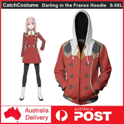 Darling in the Franxx Zero Two Anime Hoodie Sweatshirt Pullover