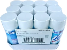Lysol Disinfectant Sanitizer Antibacterial Spray 12.5oz | 12-Pack Bulk Prepping