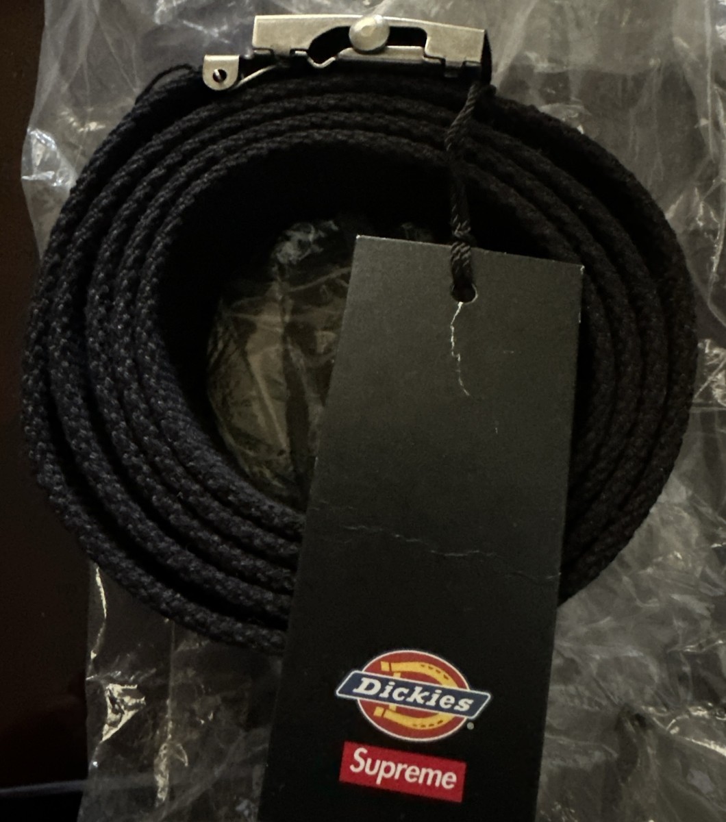 SS22 Supreme ® / Dickies ® Stripe Webbing Belt black New | eBay SS22 Supreme ® / Dickies ® Stripe Webbing Belt black New | eBay