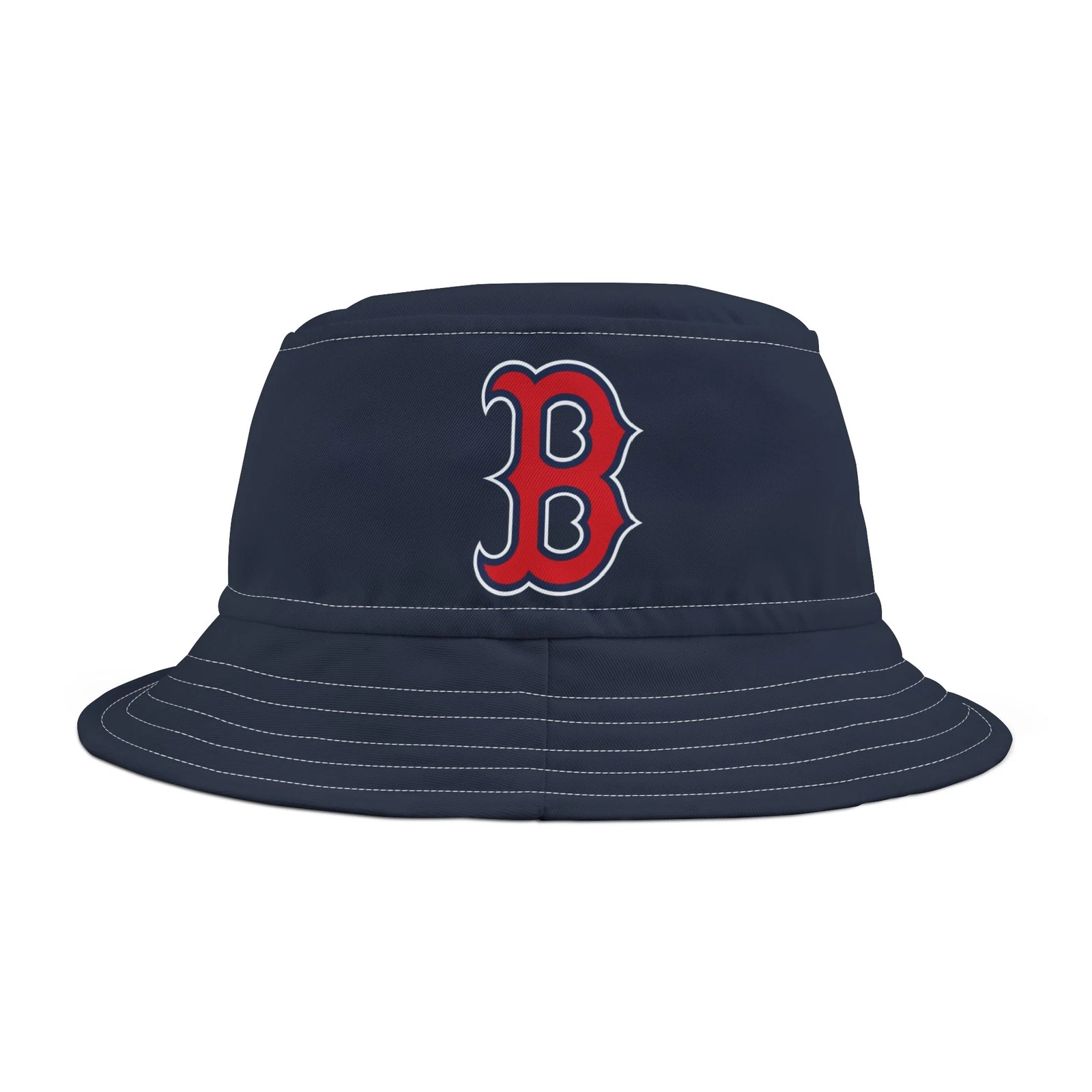 Bucket Hat, Boston Red Sox, Fenway Fan Favorite, Summer Unisex Navy Blue Cap,