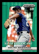 2013 Panini Green Prizm Baseball #220 Nolan Arenado Rookie Card RC