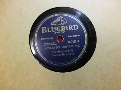 BILL BOYD & COWBOY RAMBLERS  JIG & NEW STEEL GUITAR RAG  VG      78  10'