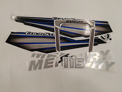 Mercury 50 FS 2013 Outboard Motor Decal Set – Replacement Stickers For Boat Engines - View #5