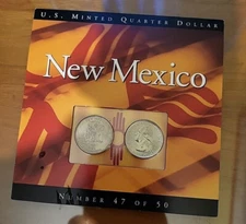 2008 P D NEW MEXICO State Quarters COINS OF AMERICA State Quarters Program
