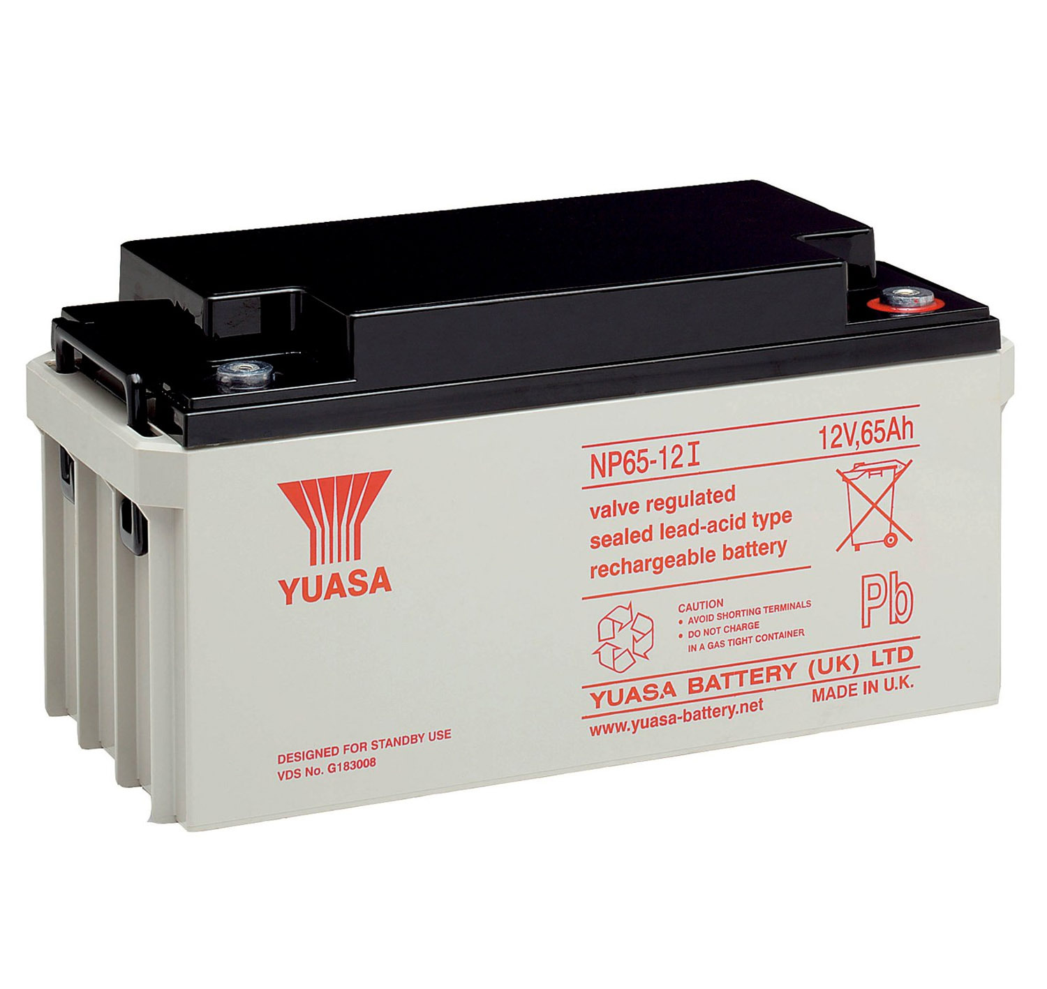 YUASA NP65-12 Batteria ermetica al piombo 12V 65Ah NP65-12I