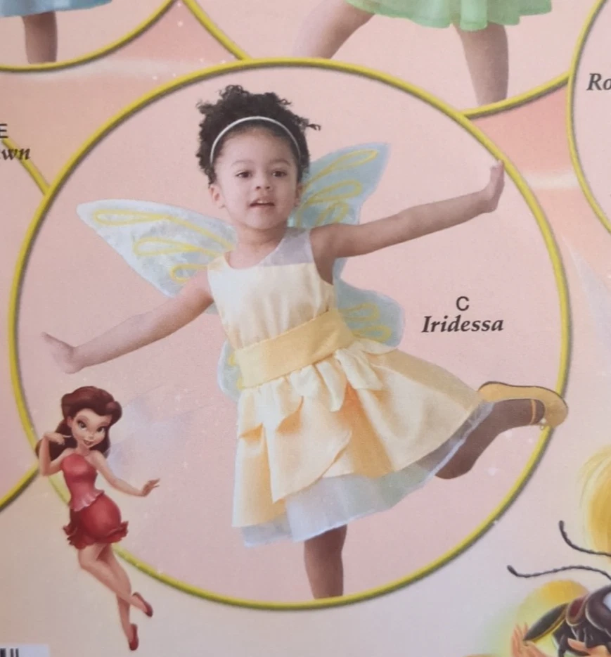 SIMPLICITY Sewing Pattern #2559 DISNEY FAIRIES COSTUME size 1/2-4 UC/FF - Image 4 of 4