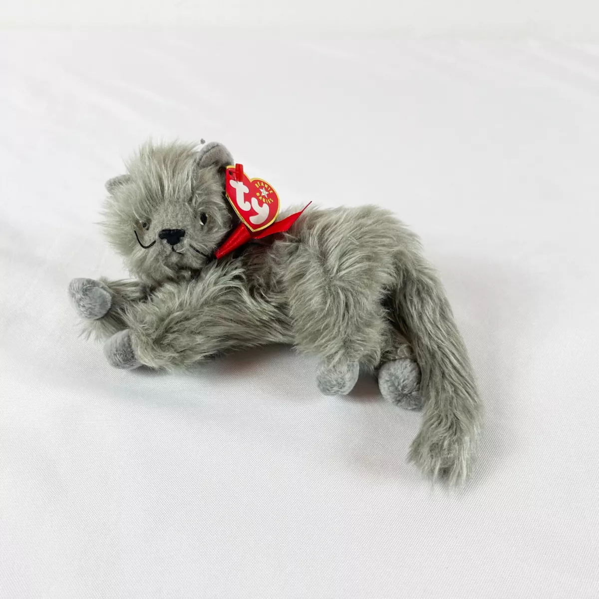 Gray cat beanie clearance baby