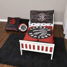 New NBA Basketball Toronto Raptors 3-Piece Toddler Bedding Sheet Set
